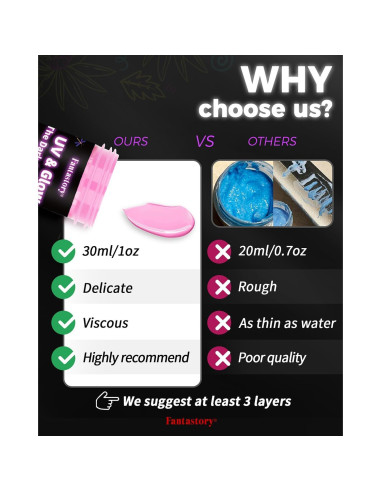 Set de Pintura Acrílica Fantastory que Brilla en la Oscuridad - 10 Colores 30ml