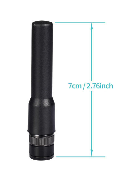 Antena BNC Macho Bingfu Paquete de 2 para Radioaficionados