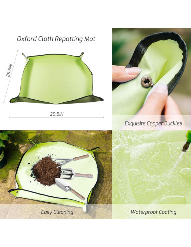 Juego de Herramientas de Jardín 13 Piezas SMOOTHWIND Acero Inoxidable