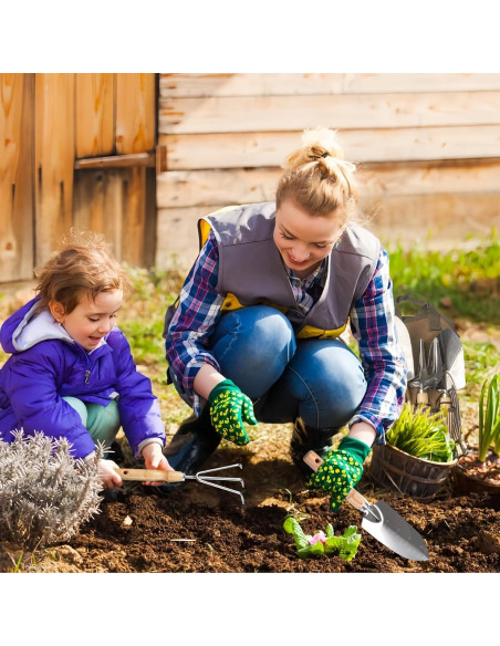 Juego de Herramientas de Jardín 13 Piezas SMOOTHWIND Acero Inoxidable