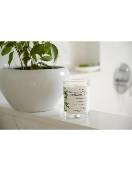 Cera de Soja Vegana Leoben Eucalipto Menta 255g 40h