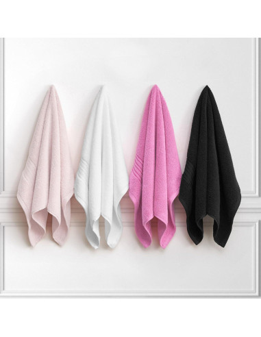 Juego de Toallas de Baño Juicy Couture Alyssa 6 Piezas Algodón Negro