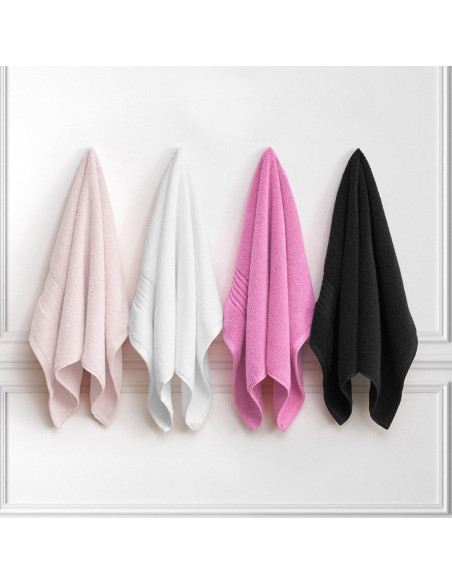 Juego de Toallas de Baño Juicy Couture Alyssa 6 Piezas Algodón Negro