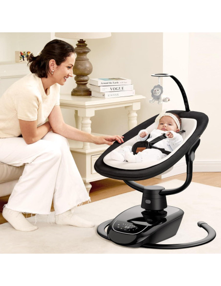 Columpio Eléctrico 3D Angelbliss para Bebés hasta 8.99 kg
