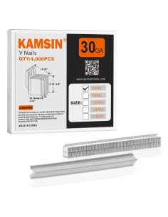 Clavos en V KAMSIN 5mm para Marcos de Imagen - 4000 PCS