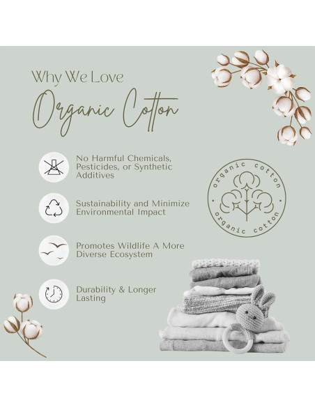 Pañuelo para Eructos Bebé Esquina de Aiden 100% Algodón Orgánico 3 Piezas