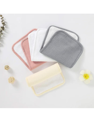 Pañuelo para Eructos Bebé Esquina de Aiden 100% Algodón Orgánico 3 Piezas