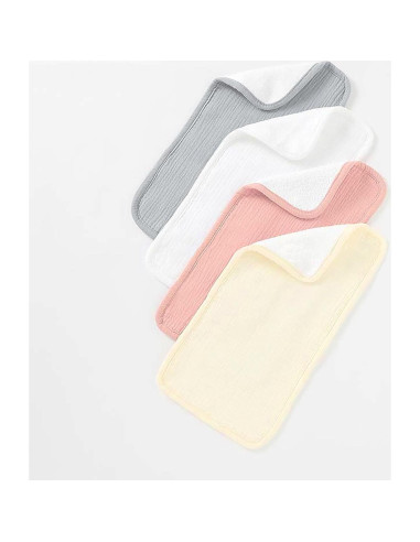 Pañuelo para Eructos Bebé Esquina de Aiden 100% Algodón Orgánico 3 Piezas