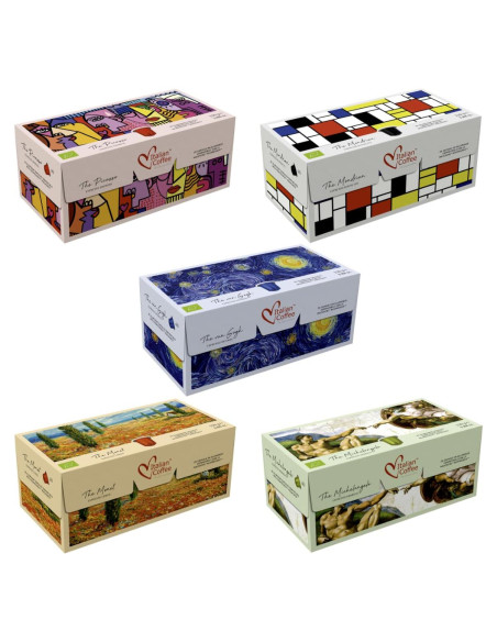 Cápsulas de Café Italiano Espresso Orgánico 100 Unidades