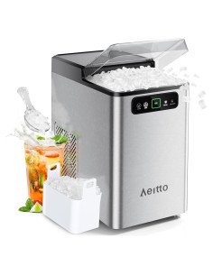 Máquina de Hielo Nugget Aeitto 18.14 kg/día Plata