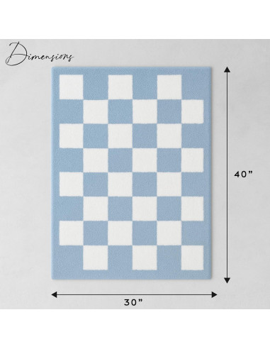 Manta de Bebé Orelle a Cuadros Azules 76x102 cm Suave