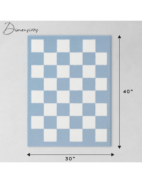 Manta de Bebé Orelle a Cuadros Azules 76x102 cm Suave