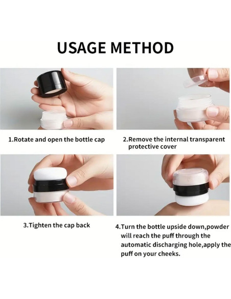 Polvo Fijador ILISYA 8g Marfil Claro Acabado Mate Impermeable