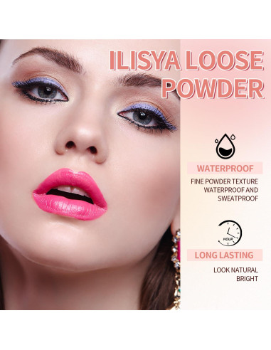 Polvo Fijador ILISYA 8g Marfil Claro Acabado Mate Impermeable