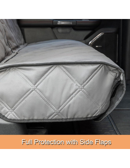 Funda de Asiento para Perros HAPYFOST Impermeable Gris