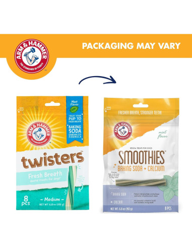 Golosinas Dentales Arm & Hammer para Perros Menta 198g