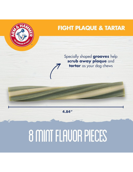 Golosinas Dentales Arm & Hammer para Perros Menta 198g