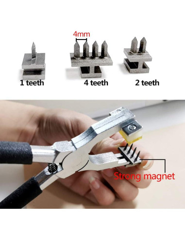 Perforadora de Agujeros BUTUZE para Cuero 4mm + Agujas y Hilo