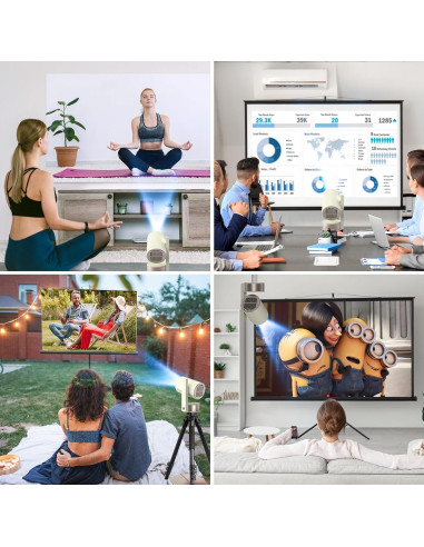 Proyector Portátil Nsyee Z12 4K WiFi Bluetooth Autofoco