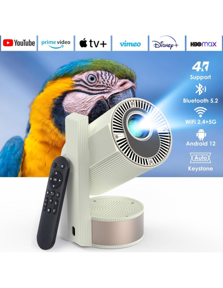 Proyector Portátil Nsyee Z12 4K WiFi Bluetooth Autofoco