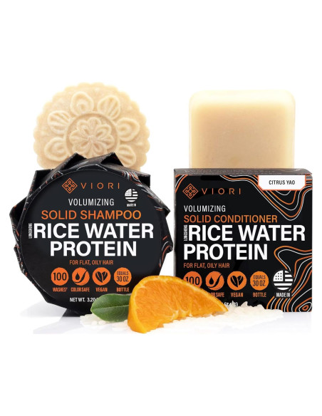 Champú y Acondicionador en Barra Viori Citrus Yao 99g