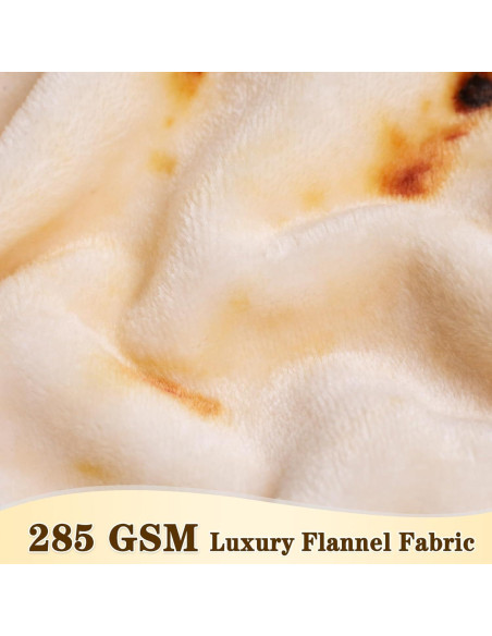 Manta de Tortilla Burrito MerMaker 119 cm Franela Beige