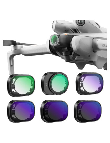 Juego de Filtros ND 6 en 1 Giovbuer para DJI Mini 4 Pro