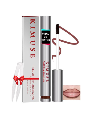 Tinte de Labios KIMUSE Peel Off Cereza Negra 12 Horas Mate