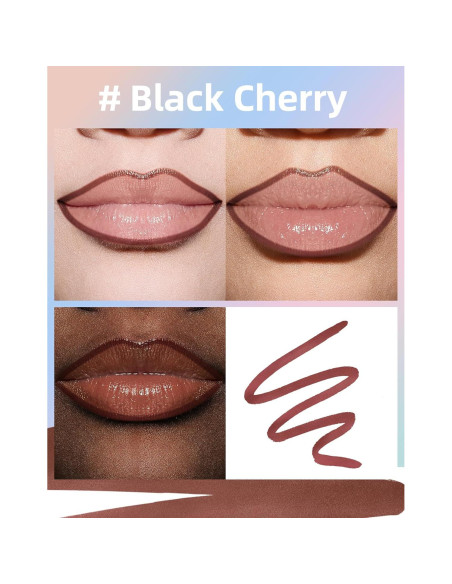 Tinte de Labios KIMUSE Peel Off Cereza Negra 12 Horas Mate