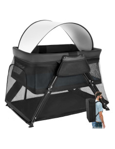 Cuna de Viaje 2-en-1 Lilian&Gema Portátil con Mochila