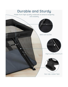 Cuna de Viaje 2-en-1 Lilian&Gema Portátil con Mochila 2