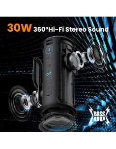 Altavoz Bluetooth Raymate S7 30W Impermeable IPX7 15H 2