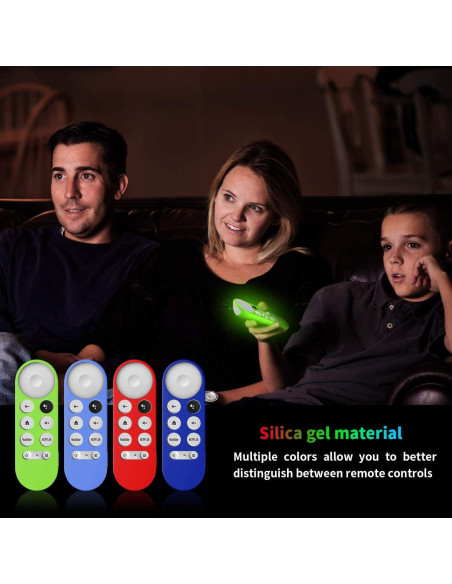 Funda Protectora Silicona Alquar para Control Remoto Google TV 2020 - 4 Colores