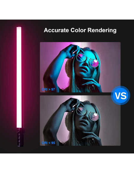 Varita de Luz LED RGB SIRUI T60 Portátil 74cm Batería Recargable