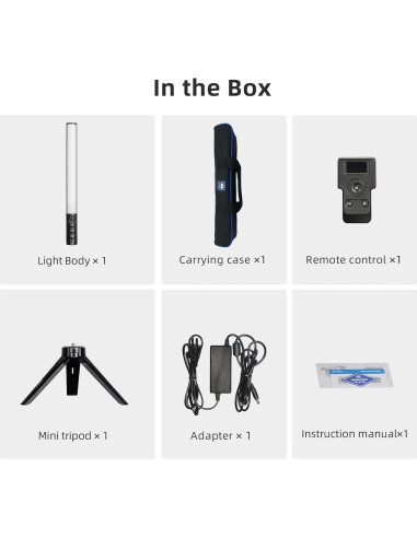 Varita de Luz LED RGB SIRUI T60 Portátil 74cm Batería Recargable