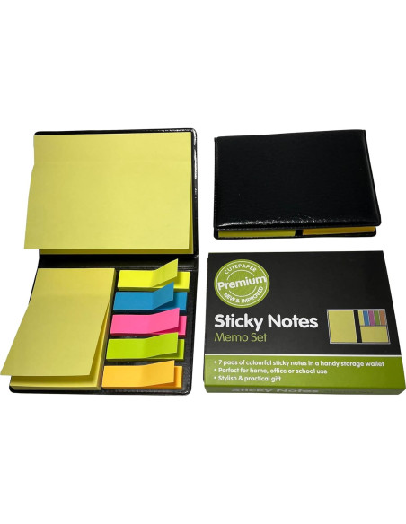 Notas Adhesivas Cutepaper - Set 700 Piezas, 6 Colores