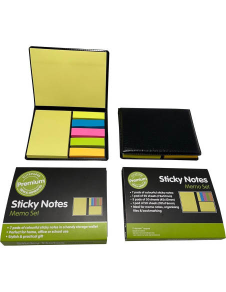 Notas Adhesivas Cutepaper - Set 700 Piezas, 6 Colores