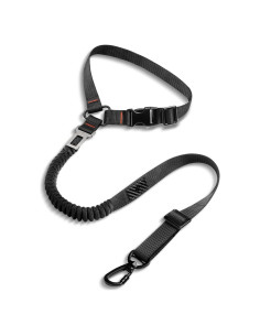 Cinturón de Seguridad Retráctil Spigen para Mascotas Negro