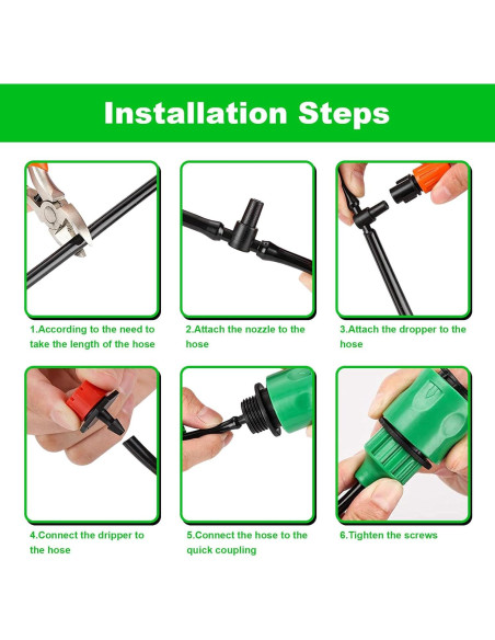 Kit de Riego por Goteo Ambitelligence 30m con Manguera 0.64cm