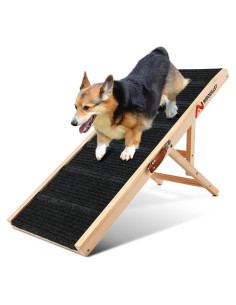 Rampa para Perros Nidouillet Plegable 99 cm 5 Alturas Ajustables