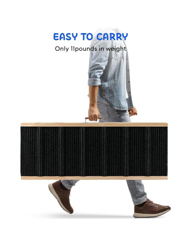 Rampa para Perros Nidouillet Plegable 99 cm 5 Alturas Ajustables