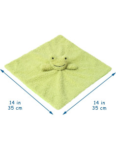 Manta de Seguridad de Peluche Rana Verde Doindute 35.56 cm 2