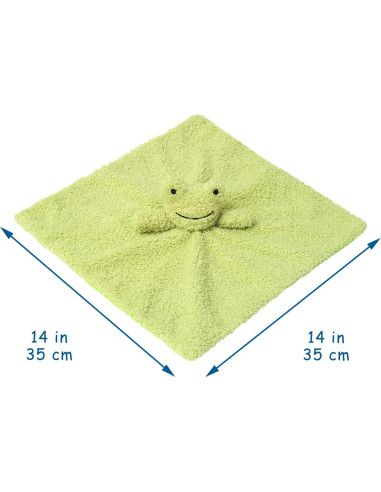 Manta de Seguridad de Peluche Rana Verde Doindute 35.56 cm