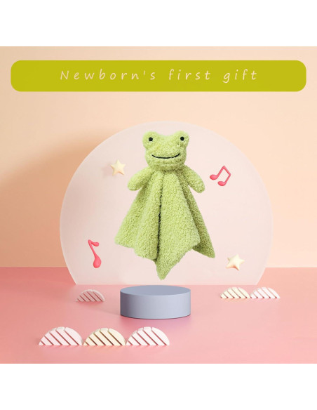 Manta de Seguridad de Peluche Rana Verde Doindute 35.56 cm