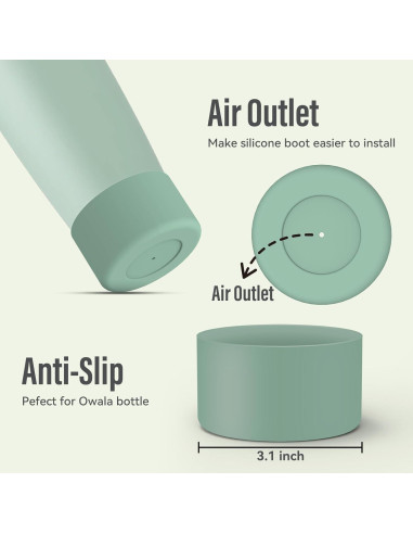 Botas de Silicona BonneChance para Owala 30oz y 40oz Antideslizantes