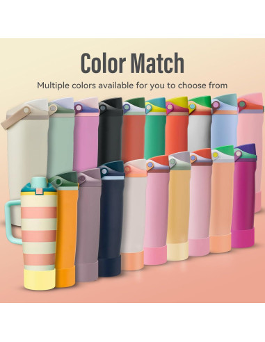 Botas de Silicona BonneChance para Owala 30oz y 40oz Antideslizantes