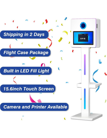 Cabina de Fotos DSLR Enwozp 15.6" Táctil para Eventos