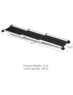 Rampa Telescópica Plegable Rampas Titan 158.75x41.91cm para Mascotas 2