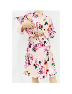 Bata de Maternidad SUFEINI con Manta y Sombrero - Postparto 2