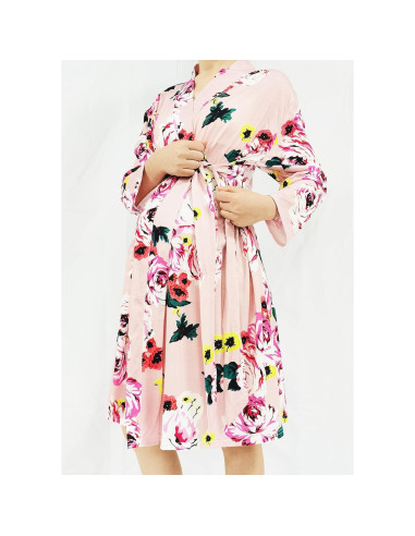 Bata de Maternidad SUFEINI con Manta y Sombrero - Postparto